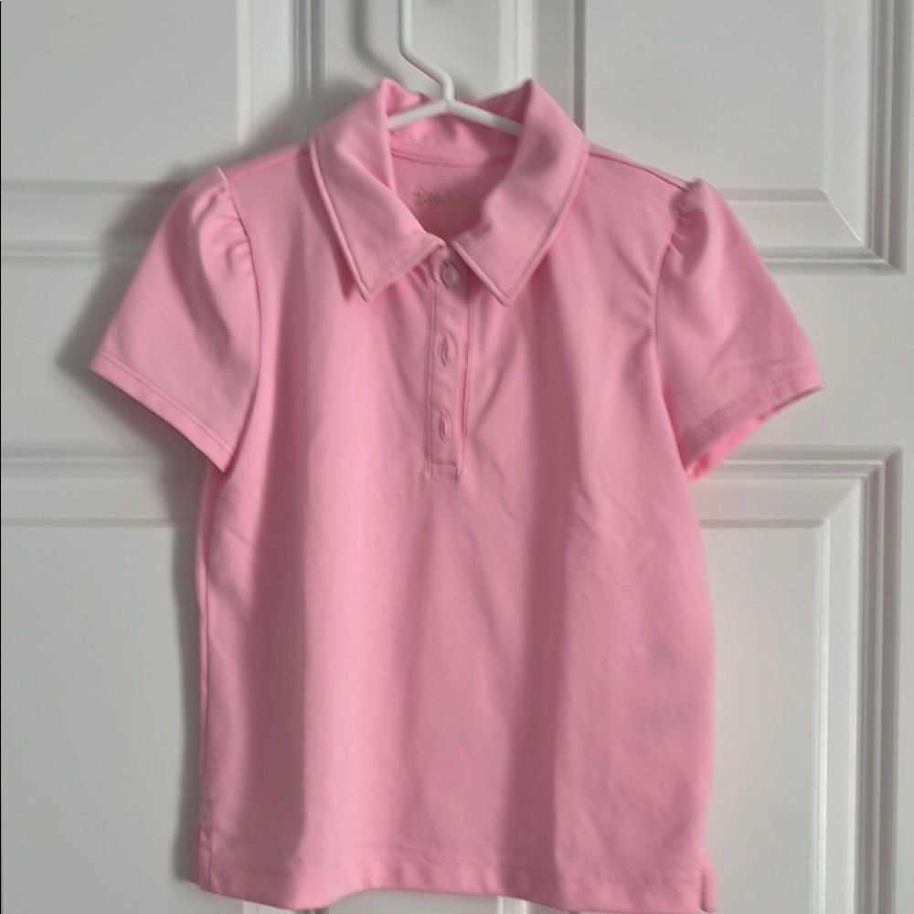 Pink Kids Polo Shirt